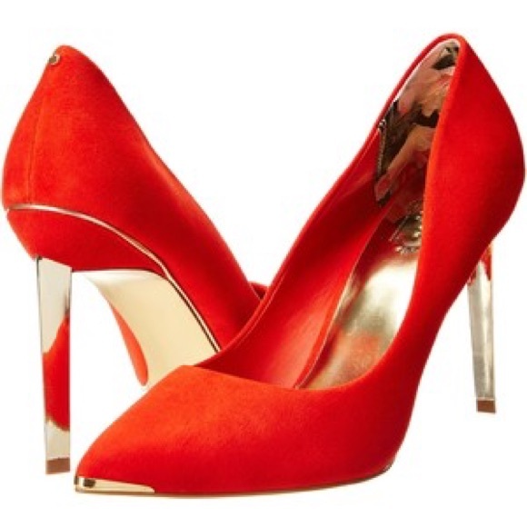 red ted baker heels